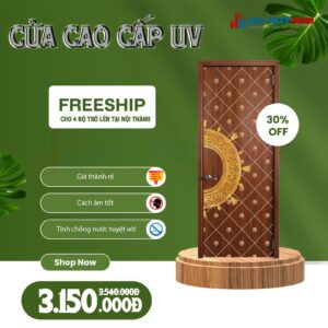 BÁO GIÁ CỬA NHỰA GỖ COMPOSITE HUYPHATDOOR MỚI NHẤT 2025